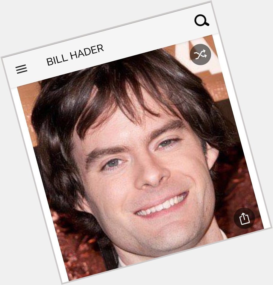 Happy birthday to this great actor. Happy birthday to Bill Hader 