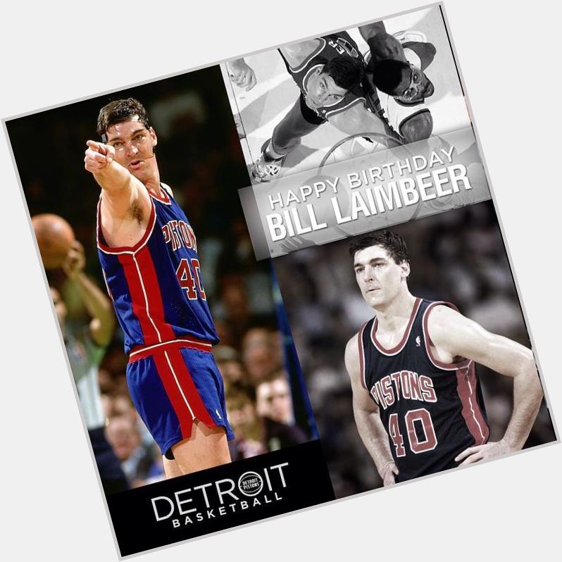 Another Bad Boy birthday! Happy Birthday Bill Laimbeer!   by detroitpistons 