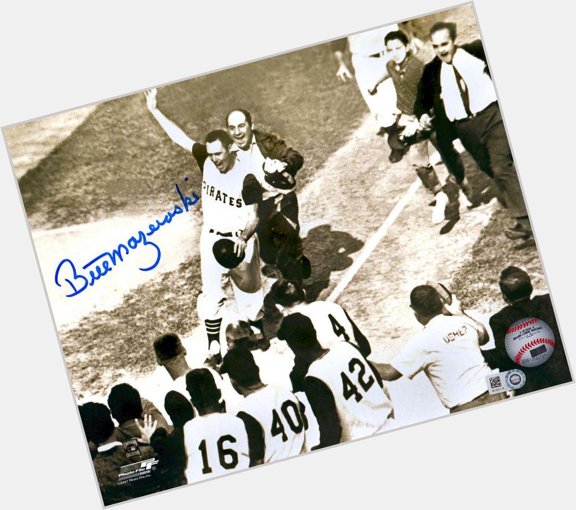 The only player in history to hit a walk-off HR in Game 7 of the Happy Birthday Bill Mazeroski! 
