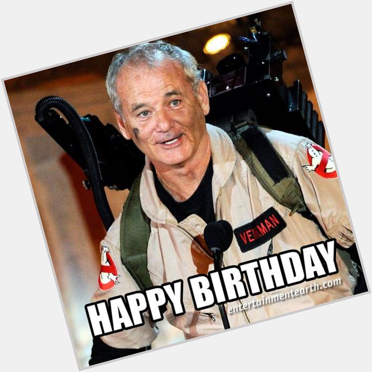 Happy 64th Birthday to Bill Murray of Ghostbusters! Shop Collectibles:  