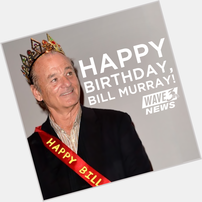 \"Just beat my record for most consecutive days without dying.\"

Happy 71st birthday, Bill Murray! 