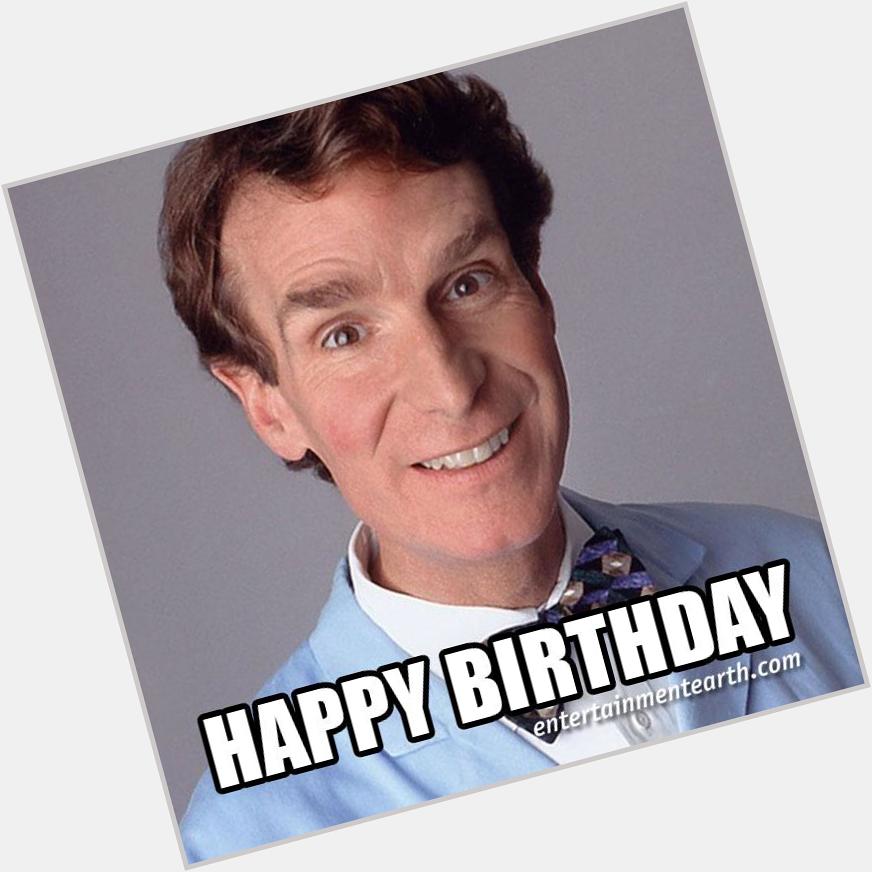 Happy 59th Birthday to Bill Nye The Science Guy! Shop Collectibles:  