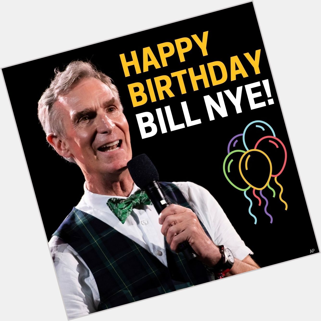 Happy Birthday Bill Nye The Science Guy! 