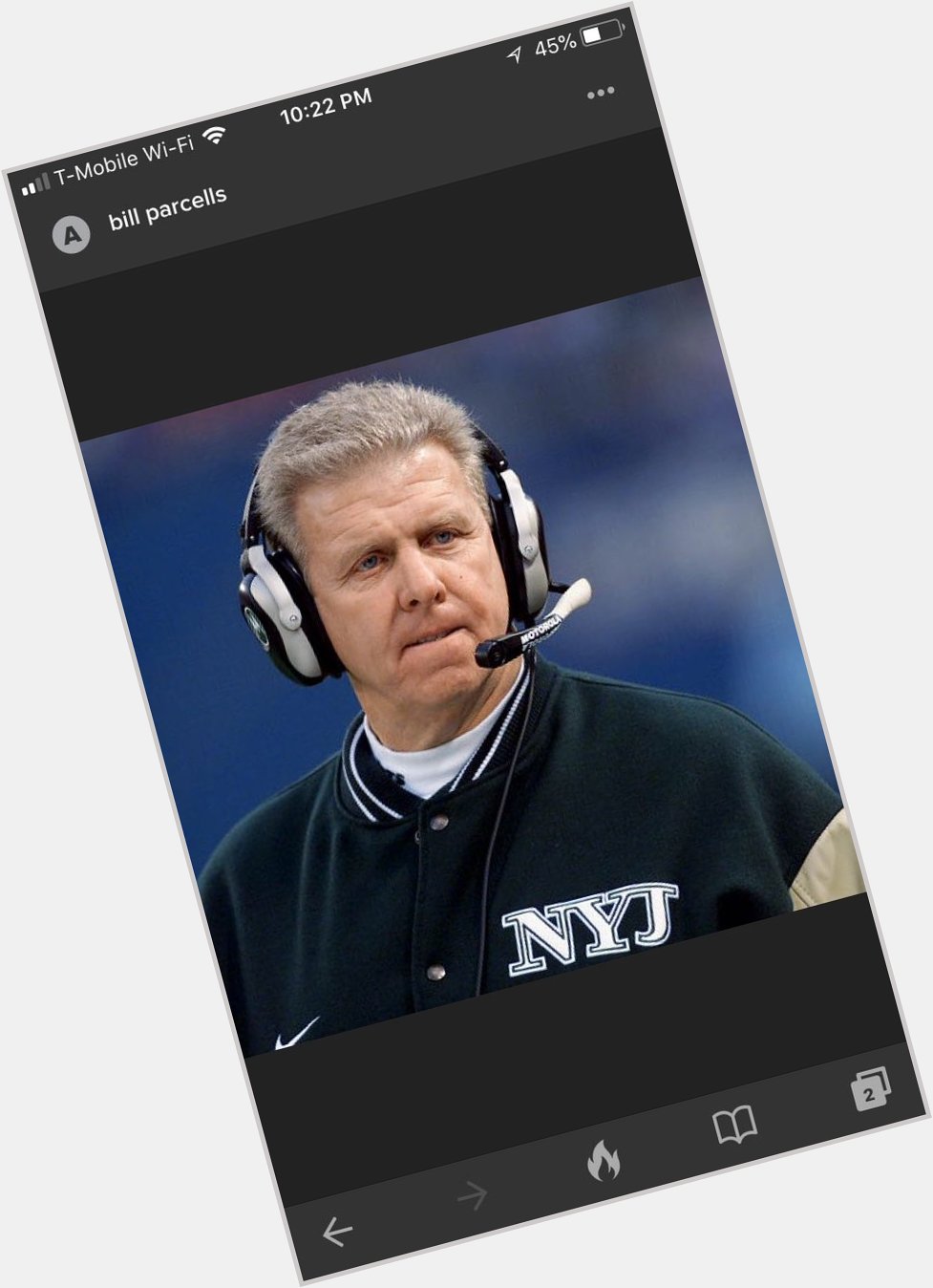 Happy Birthday Bill Parcells! You are one of the greatest coaches of all time. 