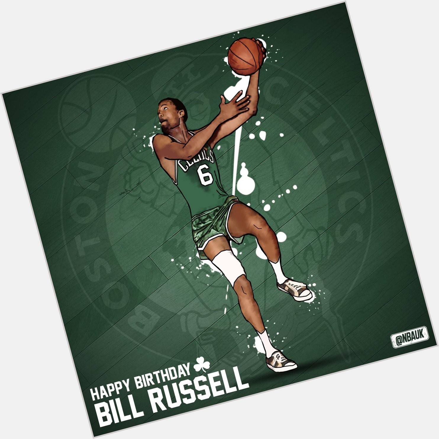 Happy birthday to 11 x NBA Champion, Bill Russell! 