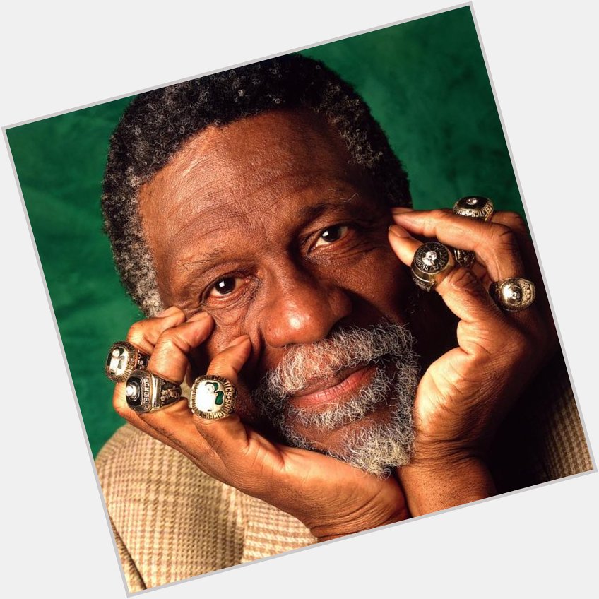 Happy Birthday to the great Bill Russell 11 championships in 13 seasons with the five NBA MVP Awards 