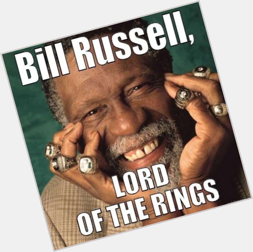 Happy 85th birthday Bill Russell 