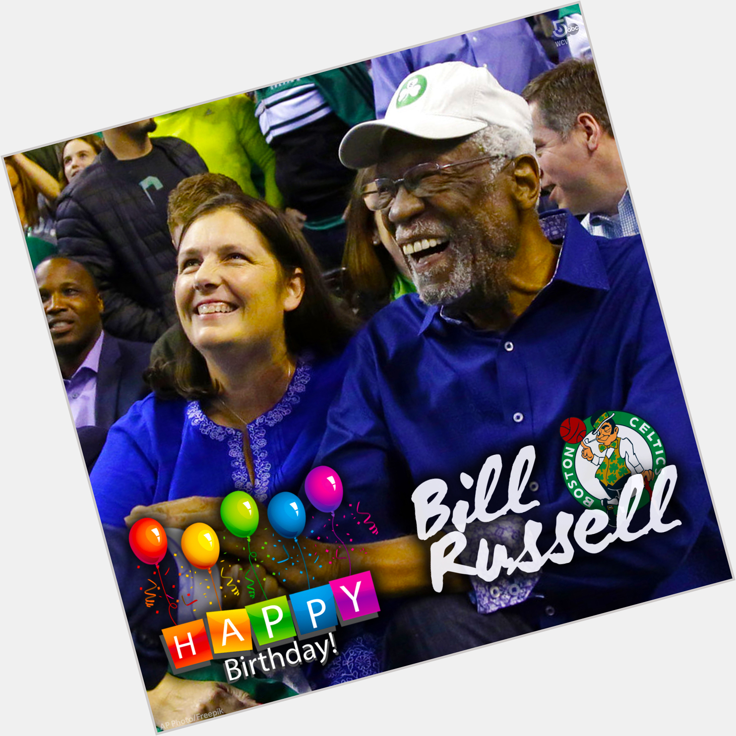 We\re wishing great Bill Russell a very Happy 86th Birthday!     