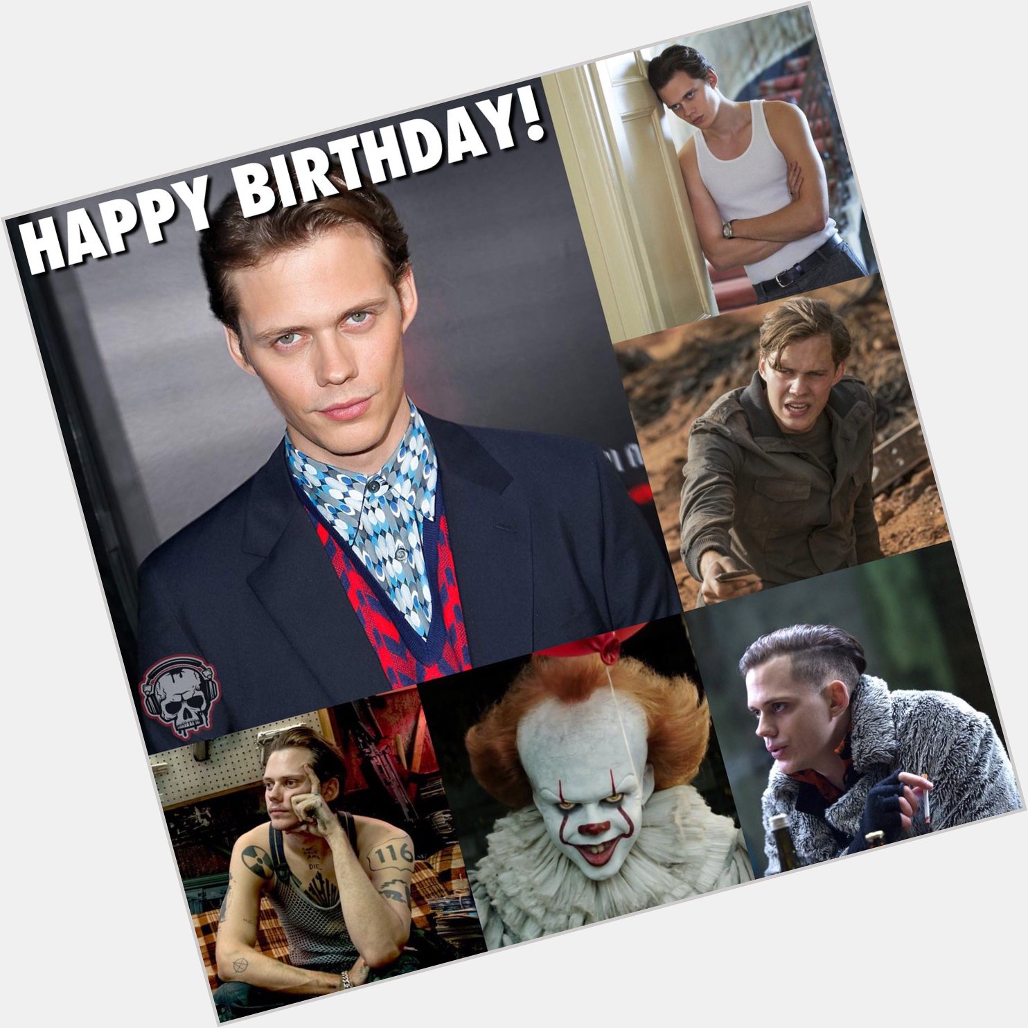 Totally forgot to post this today! Happy birthday to Bill Skarsgard! He s not even 30 yet! Isn t that crazy?! 