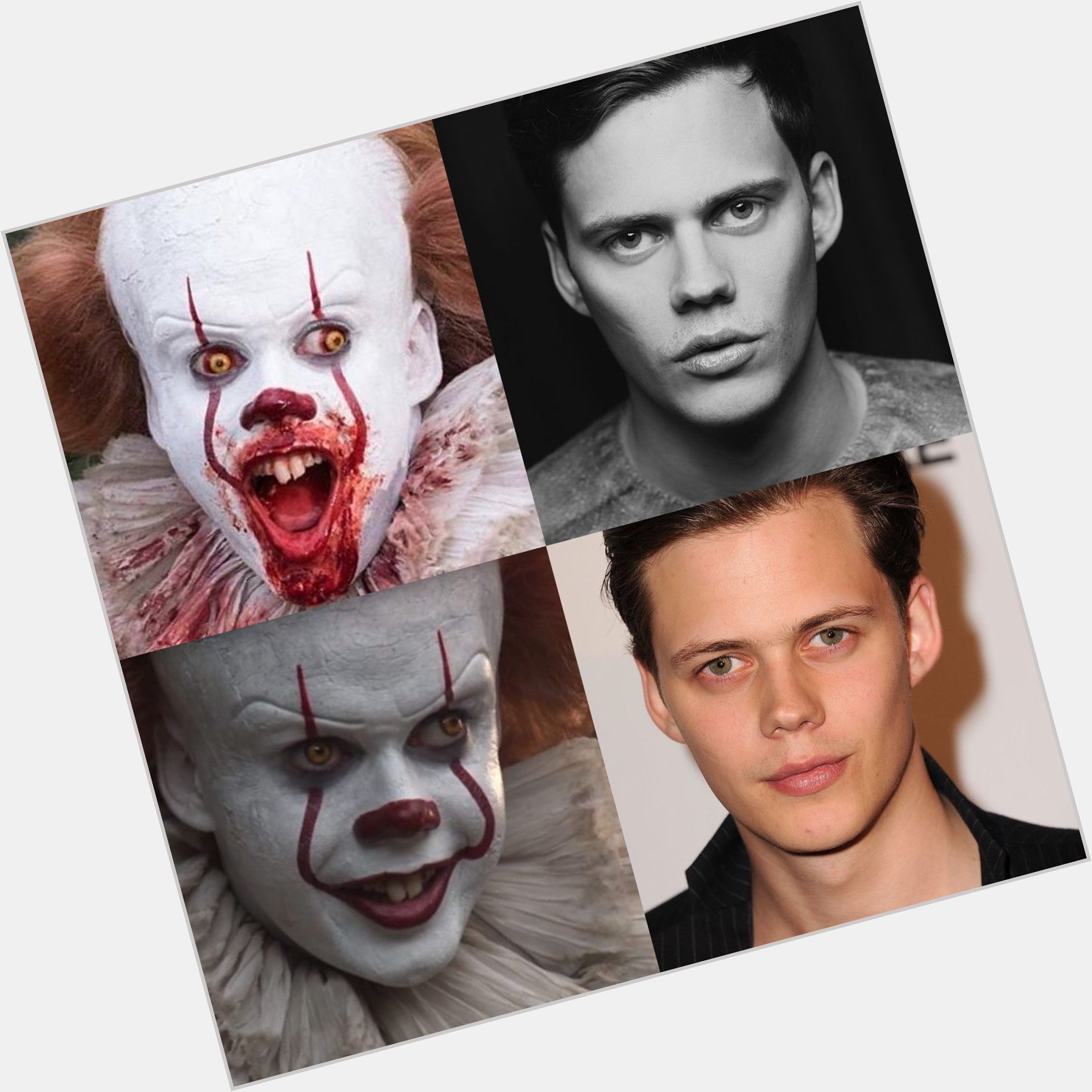 Happy 30th birthday to Bill Skarsgard! Thank you for scaring the crap out of us as Pennywise the Clown! 