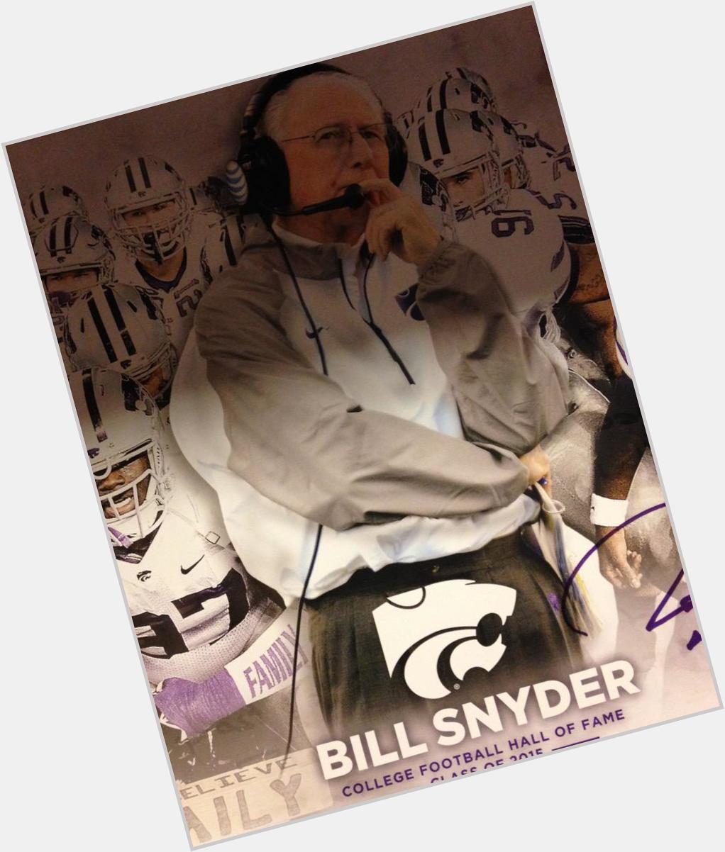Happy 76th birthday to the architect of the greatest turnaround in college football history, Bill Snyder. 