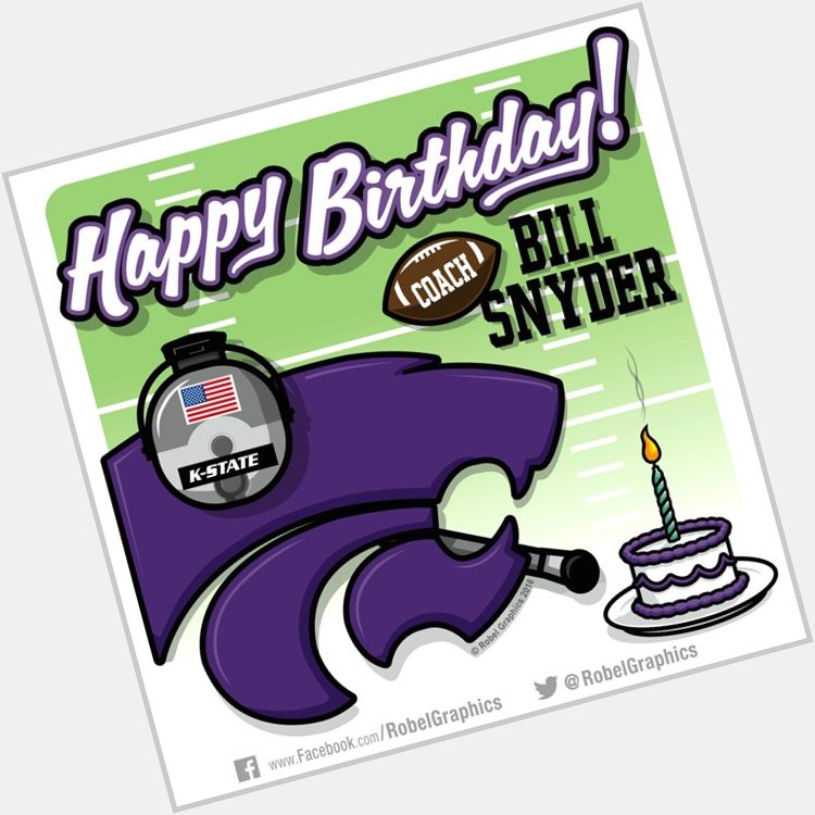 Happy Birthday to Coach Bill Snyder!  