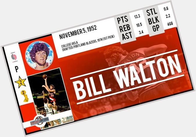 Happy birthday Bill Walton    