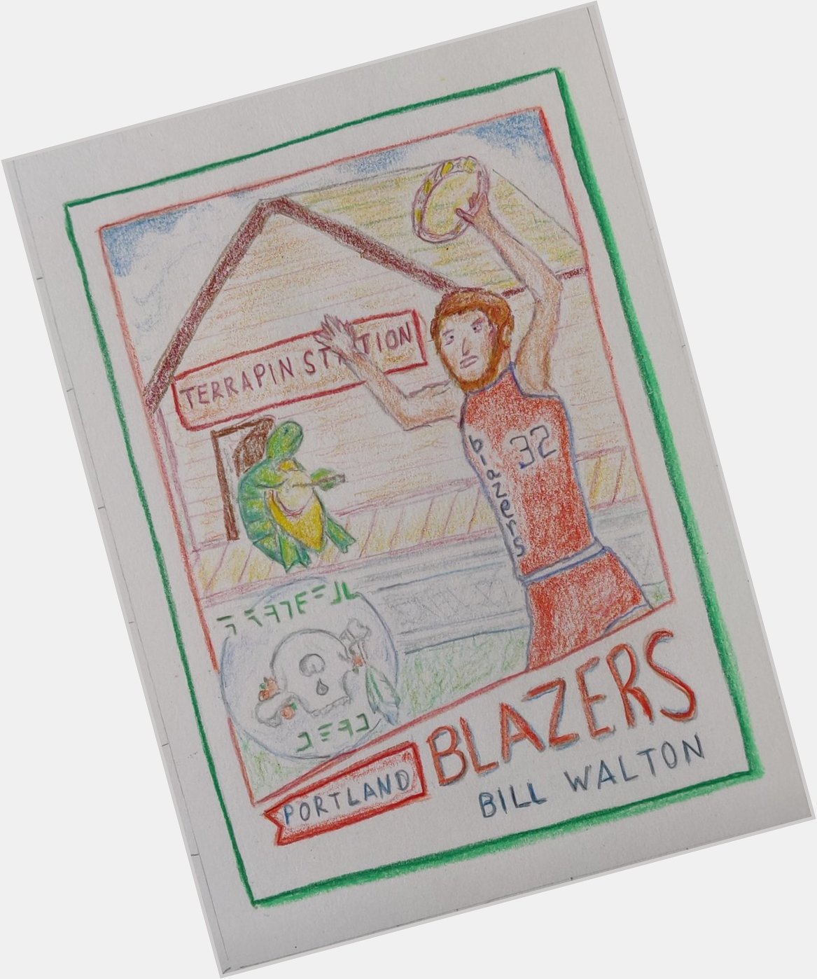 Happy 68th Birthday Bill Walton (h/t for the reminder) 1977T Terrapin Station variation. 