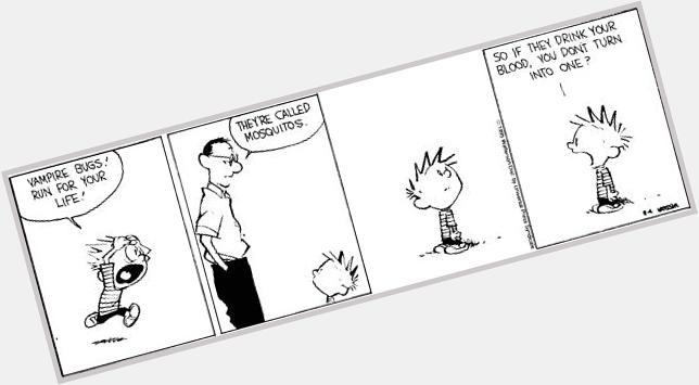 Happy birthday to bill watterson, who just did it differently 