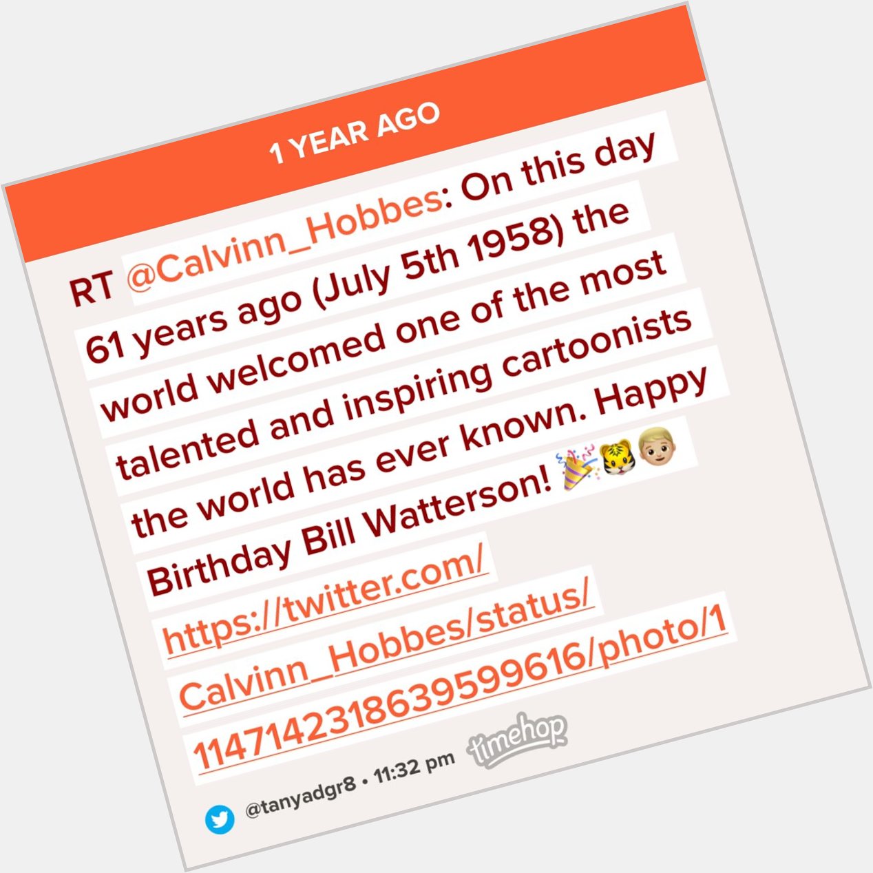 Happy Birthday Bill Watterson 