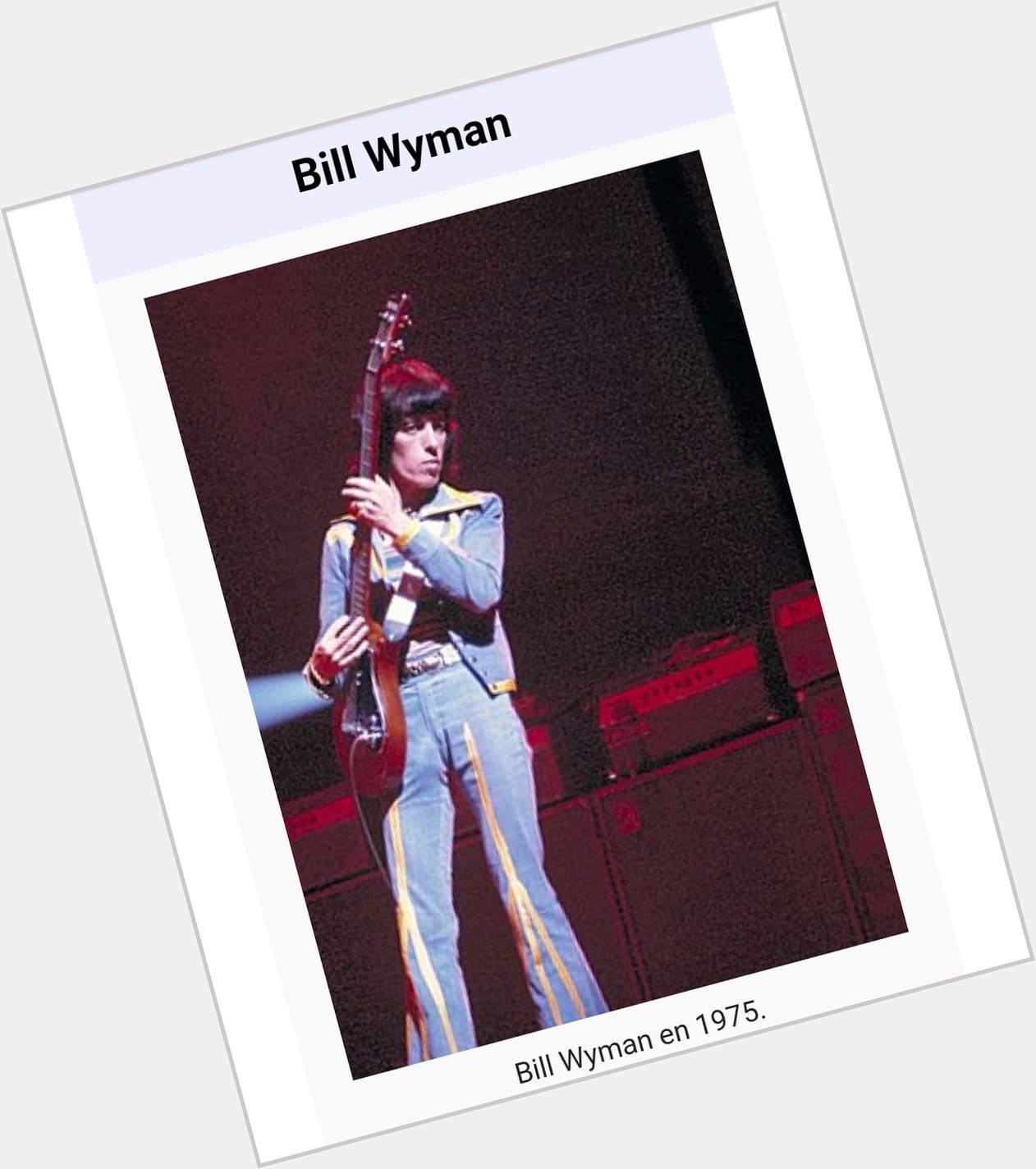   HAPPY BIRTHDAY to Bill WYMAN.. The LEGENDARY BASSIST of The ROLLING STONES..    