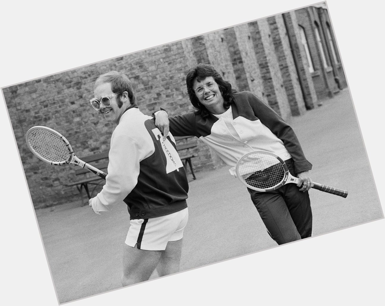 Happy Birthday Billie Jean King! Here she is with Elton John. 