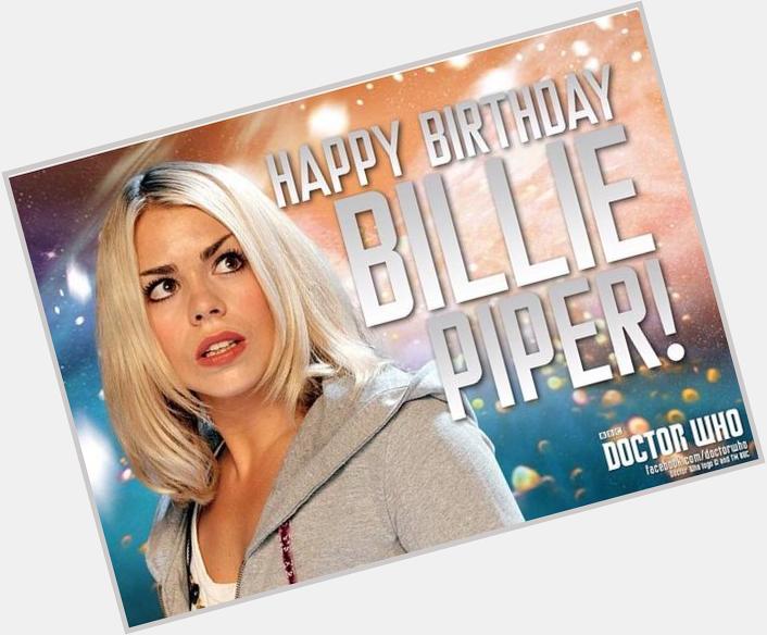  Happy Birthday Billie Piper!! 
You always be a huge inspiration to me I love you  
