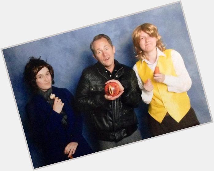 Happy slightly belated birthday to Pippin himself (Billy Boyd!). From Merry (me) & Pippin (Sammy) 