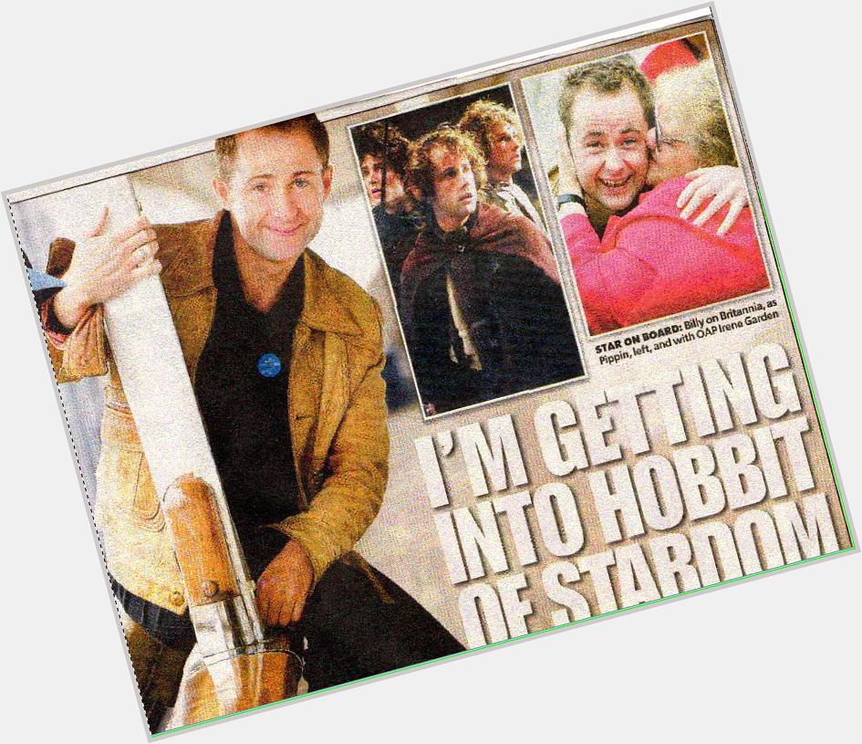 Happy Birthday Billy Boyd! this is the first article we found about you in LOTR 