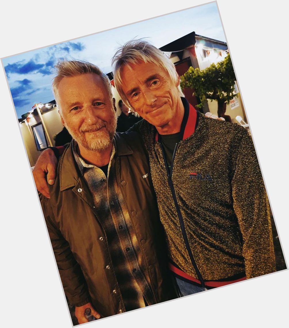Happy birthday to the amazing Billy Bragg. Here with his friend Paul Weller. 