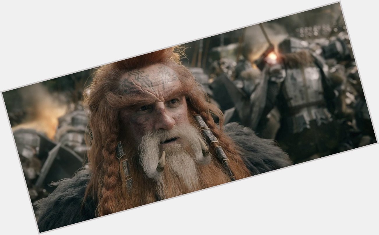 Happy birthday Billy Connolly, he\s 73 today. Here he is as Dain in \The Hobbit: The Battle of Five Armies\ (2014) 