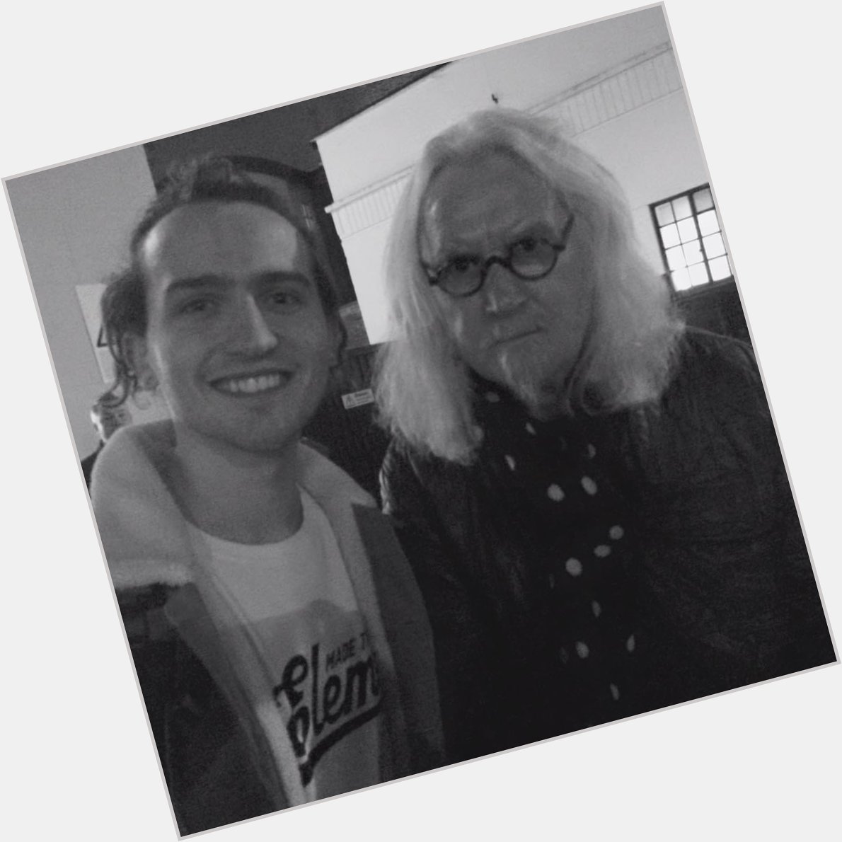 Happy 80th birthday billy connolly, here s a photo from when I was lucky enough to meet you in 2016, icon x 