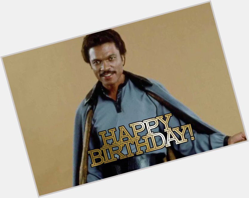 Happy Belated Birthday(April 6, 1937) to actor 
Billy Dee Williams    episode Me and Billy Dee 