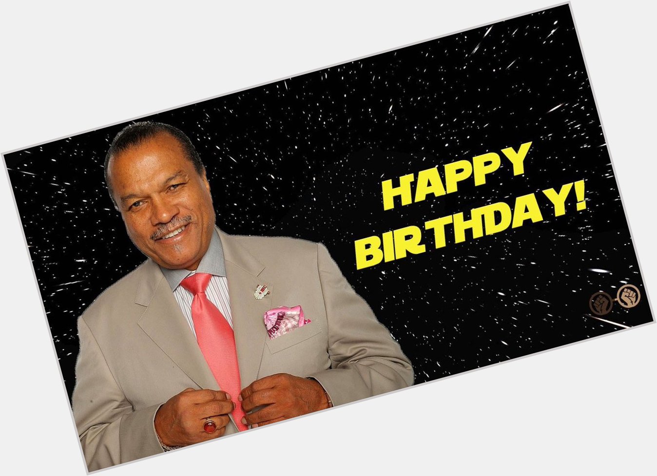 Happy Birthday, Billy Dee Williams! The legendary actor who gave us the iconic Lando Calrissian turns 81 today! 