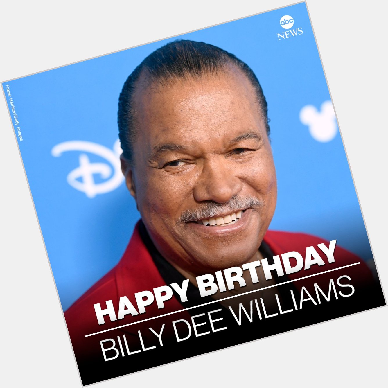 HAPPY BIRTHDAY: Actor Billy Dee Williams is 86 today.  