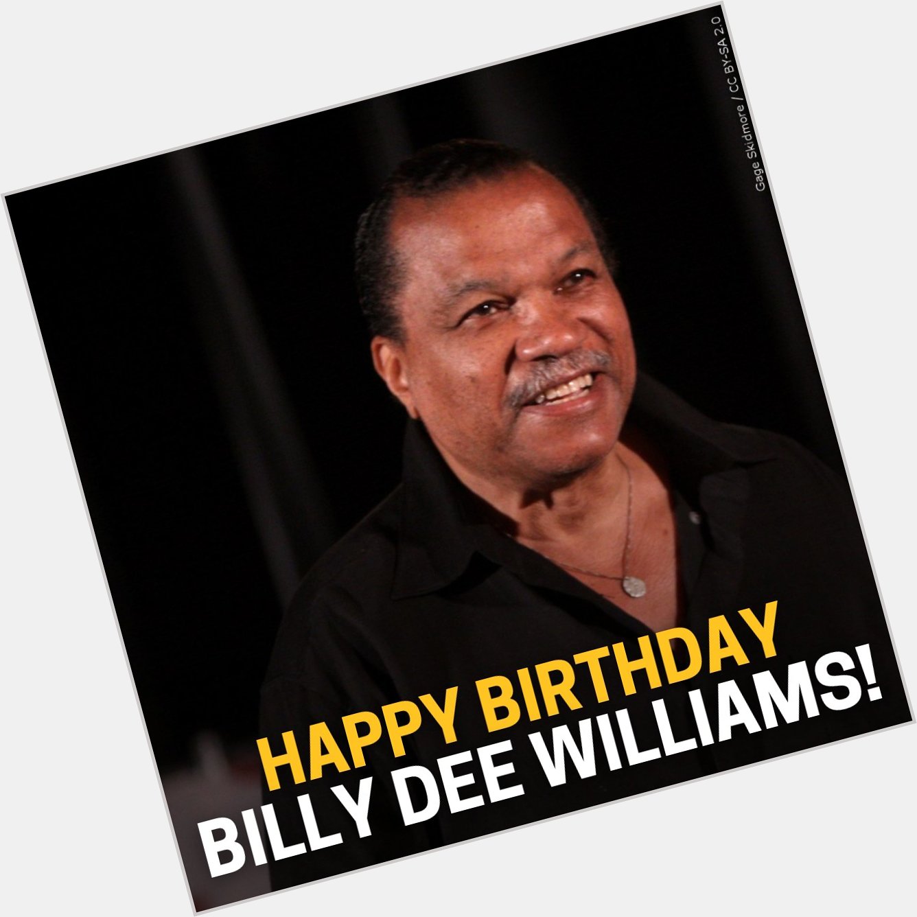Happy Birthday to Billy Dee Williams, best known for playing \"Lando Calrissian\" in the \"Star Wars\" franchise. 