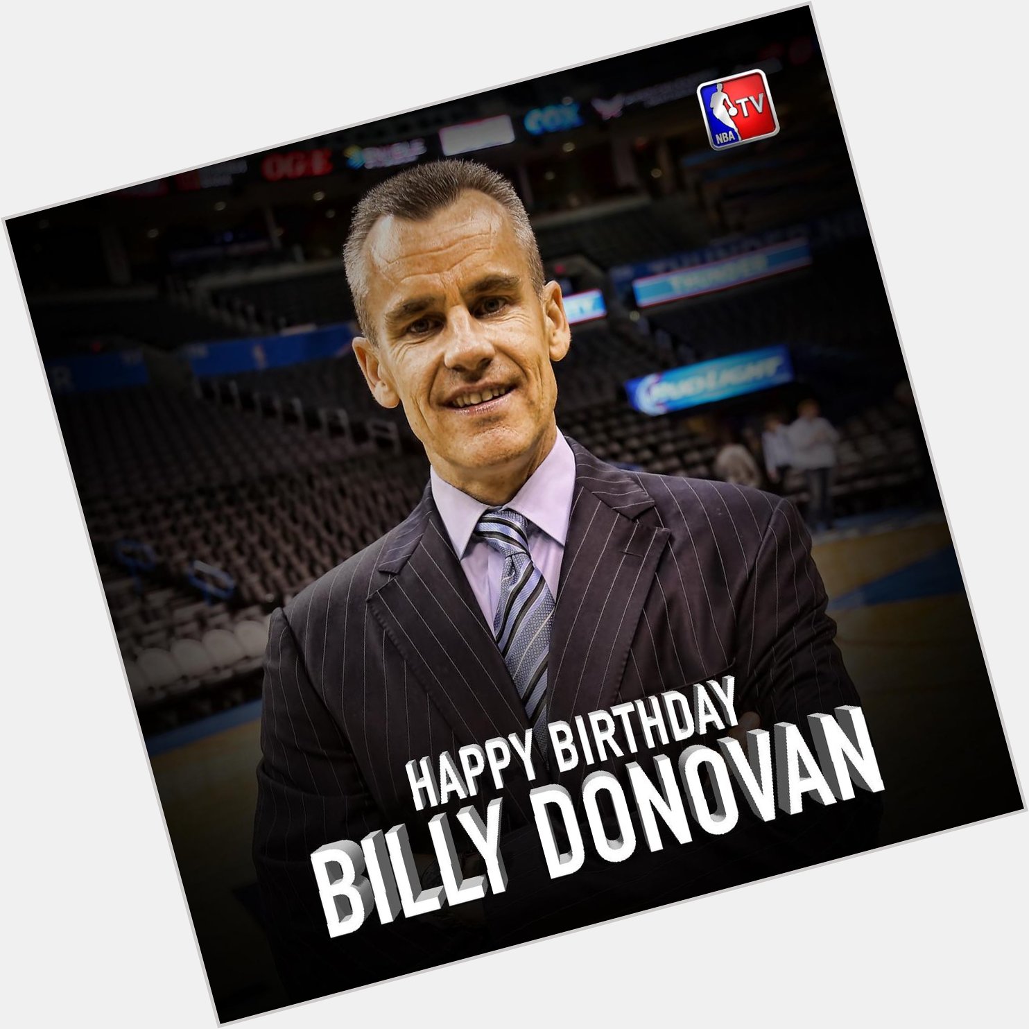 Happy 50th Birthday to new head coach Billy Donovan! 