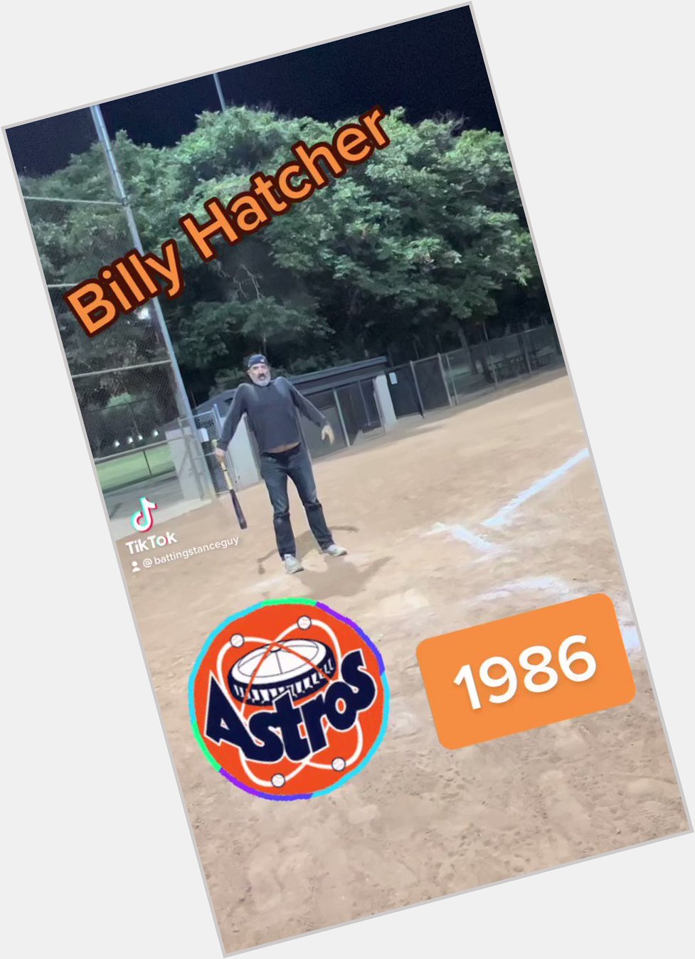 Happy 62nd birthday Billy Hatcher. For decades biggest HR of all-time. 