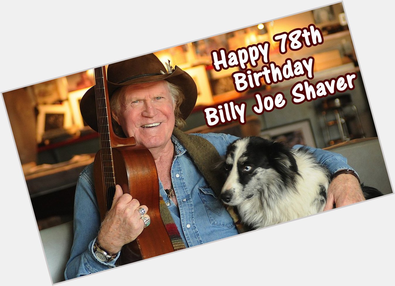 Big happy birthday to a true Texas outlaw, Billy Joe Shaver! 