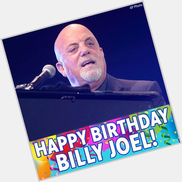 Happy 68th birthday to NYC native and piano man Billy Joel! 