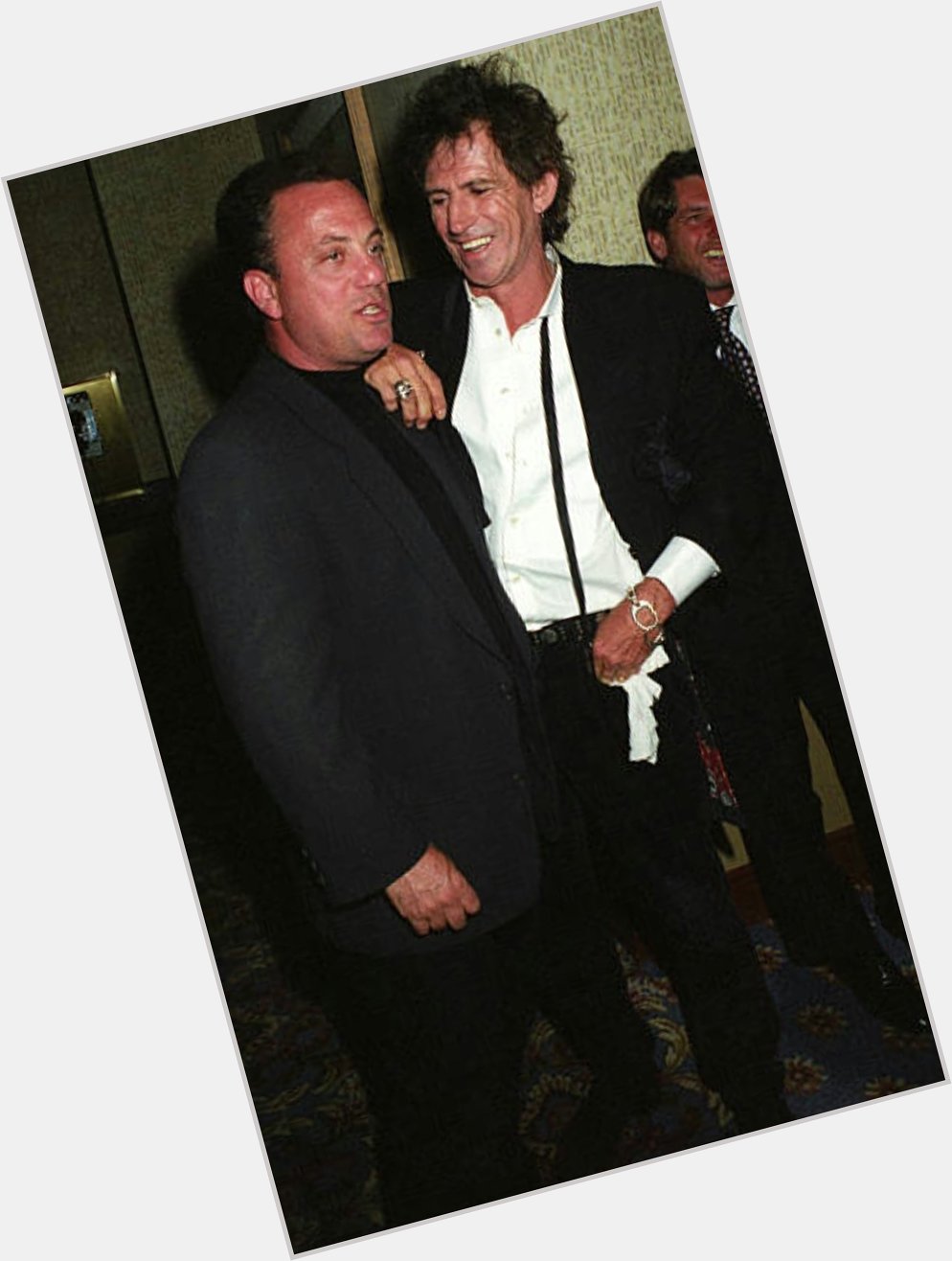 He is one of the favourite musicians.
Happy birthday Billy Joel!
Billy & Keith at R&R Hall of Fame, 1993. 