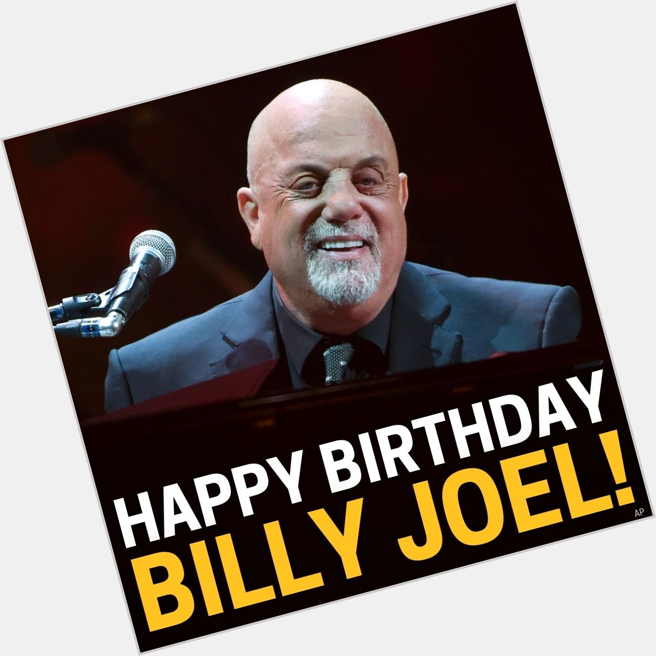 Happy 73rd Birthday to the Piano Man, Billy Joel. 
