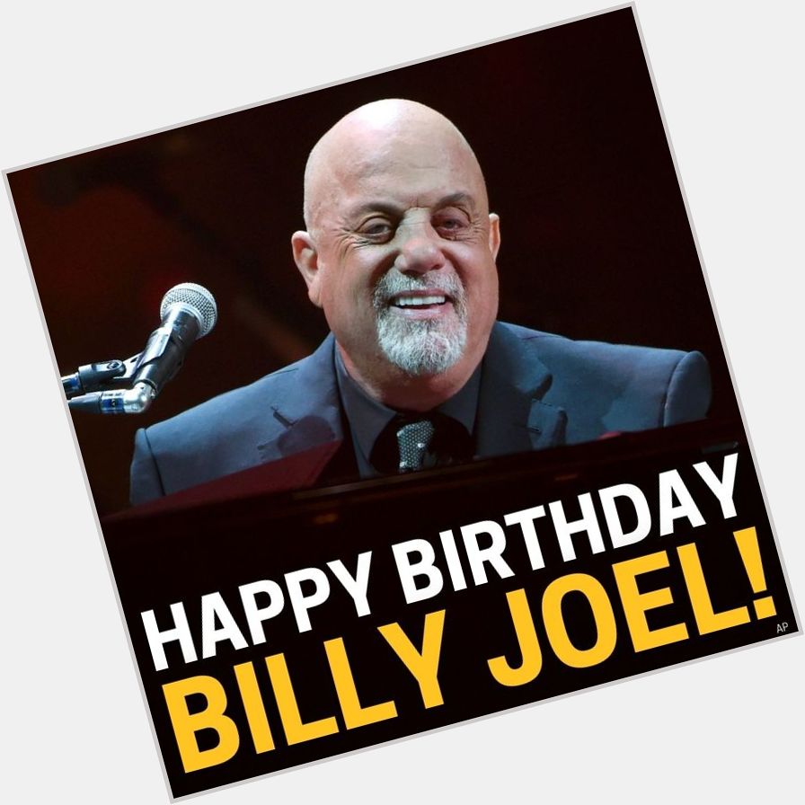 Happy 73rd Birthday to the Piano Man, Billy Joel. One of my absolutely, all-time favorite musicians! 