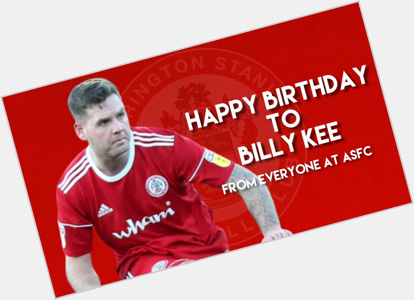  Everyone at wishes Billy Kee a happy 29th birthday! 
