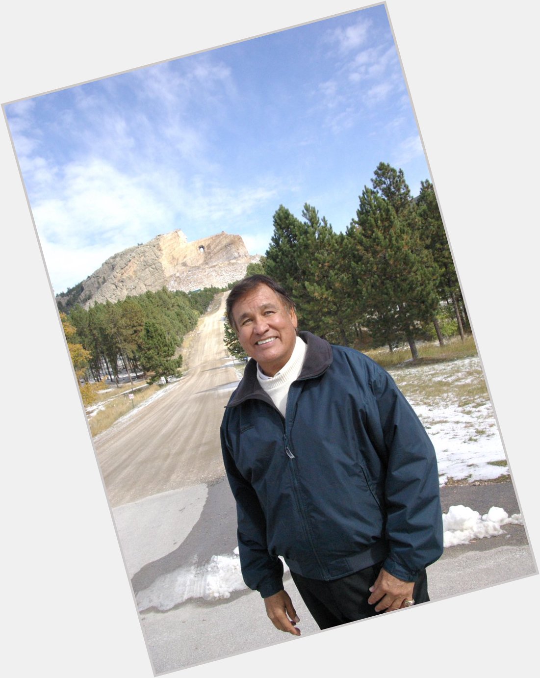 Happy Birthday to Billy Mills (1964, 10,000 meter Olympic gold medalist), a good friend of Crazy Horse Memorial. 