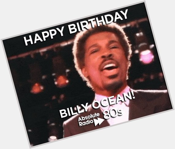 A huge happy birthday to the legend that is Leslie Sebastian Charles a.k.a. Billy Ocean a.k.a  