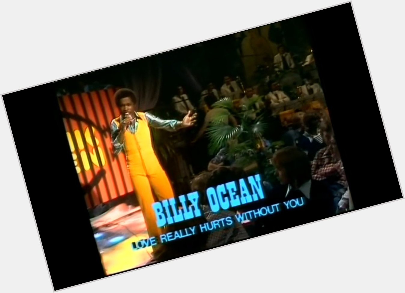 Happy Birthday, Billy Ocean. Performing on West German TV s Musikladen in 1976:  
