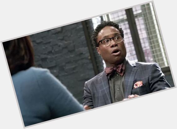 Throwback photo of  Billy porter in law and order svu  happy birthday    