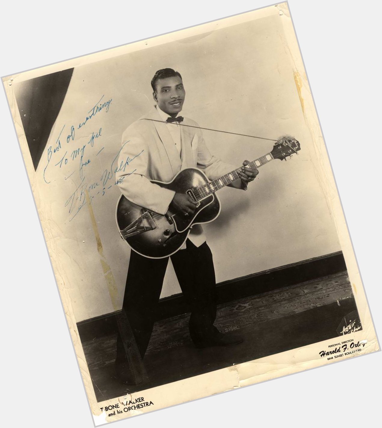 Happy birthday to T-Bone Walker and Billy Vera - Thanks for the cool music! 
