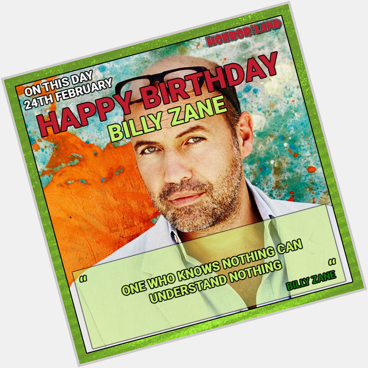 Happy Birthday Billy Zane!  