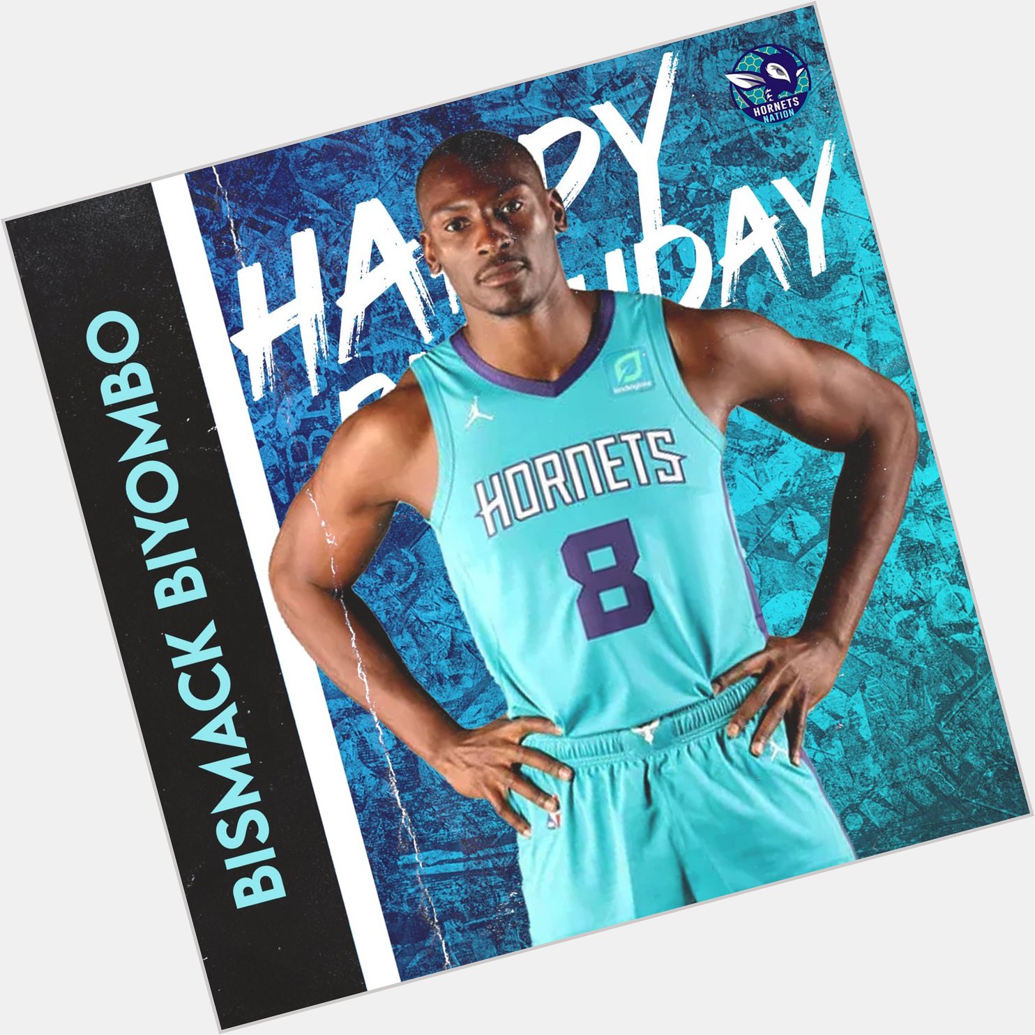 Hornets Nation, let\s all greet Bismack Biyombo a happy 29th birthday!  