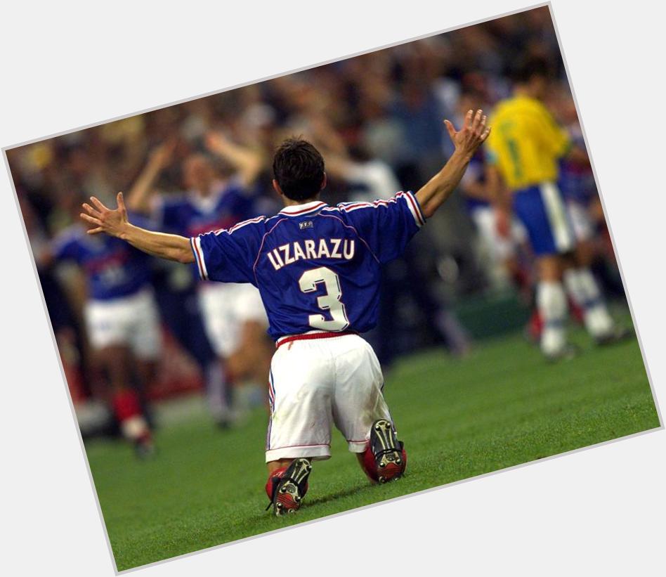 Happy 45th birthday to World Cup winner Bixente Lizarazu. He won 97 caps for France overall. Some player. 