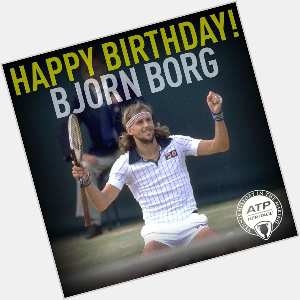 Happy birthday to former World No. 1 Bjorn Favourite Borg memories?  
