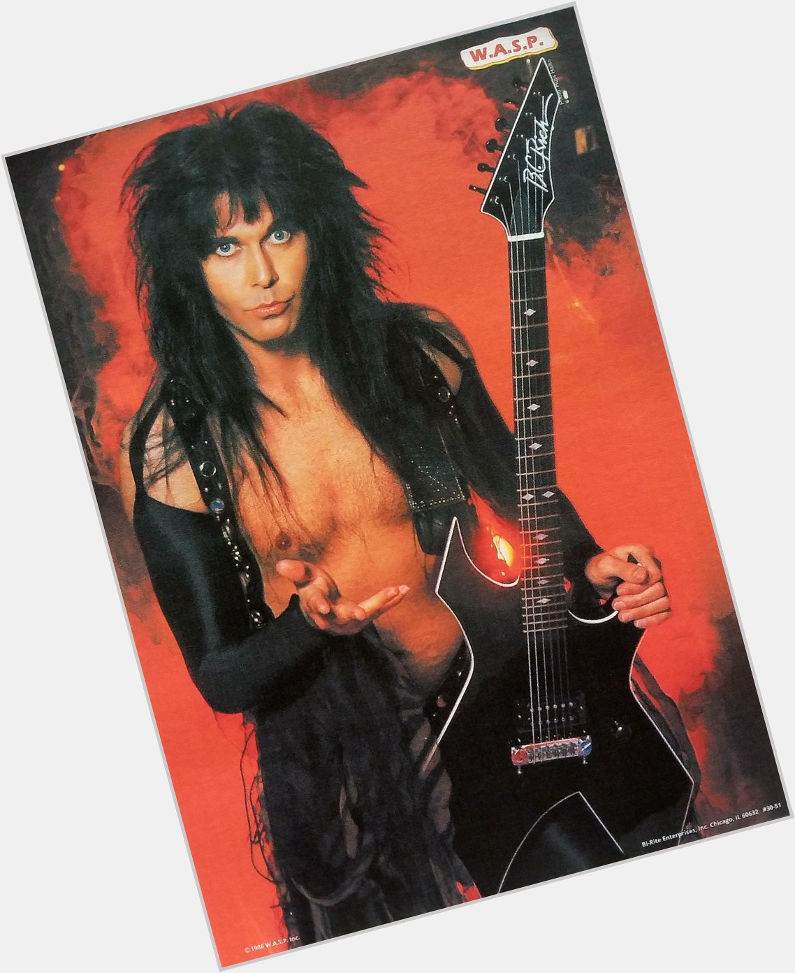 Happy Birthday to W.A.S.P. lead singer and rhythm guitarist (formerly bassist) Blackie Lawless (September 4, 1956) 